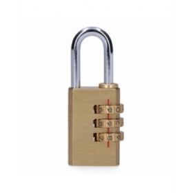 Lucchetto a combinazione EDM 85247 Ottone