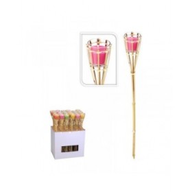 Lanterna da Giardino Progarden Funzione antizanzare Marrone Cristallo 7,5 x 76 cm