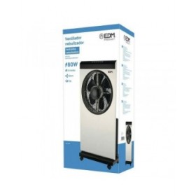 Ventilatore Nebulizzatore EDM Bianco 80 W 39 x 24 x 84 cm