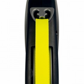 Guinzaglio per Cani Flexi Neon Giant L Nero 8 m