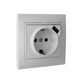 Base a innesto Solera erp60usb-u USB Bipolare 250 V 16 A Incassato