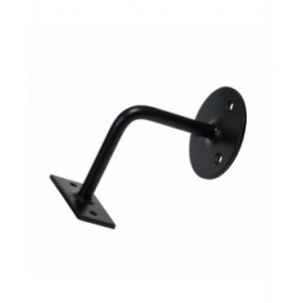 Supporto per Ringhiera EDM 85593 Nero Acciaio 3 viti