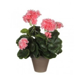 Pianta Decorativa Mica Decorations PVC Geranio (11,5 x 33 cm)
