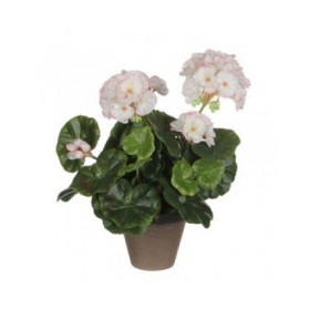 Pianta Decorativa Mica Decorations PVC Geranio (11,5 x 33 cm)