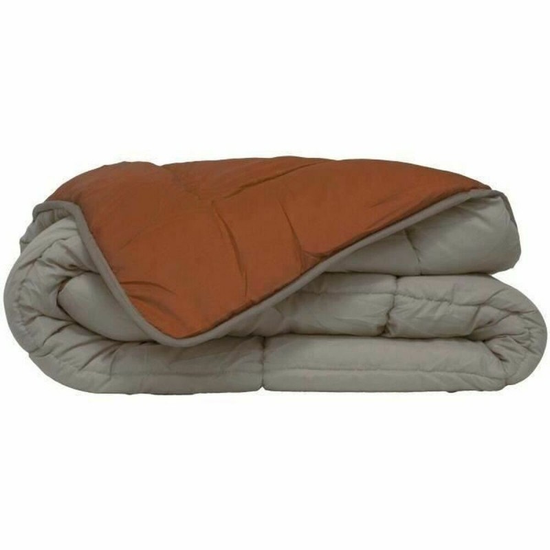Piumino Letto Poyet  Motte CALGARY Marrone Grigio 400 g /m² 140 x 200 cm