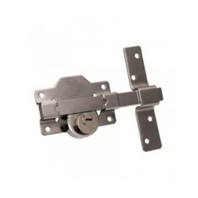 Chiavistello di sicurezza EDM 85191 nichel 83 x 170 mm Ø26 mm
