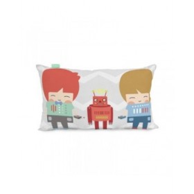 Fodera per cuscino HappyFriday Beep Multicolore 50 x 30 cm