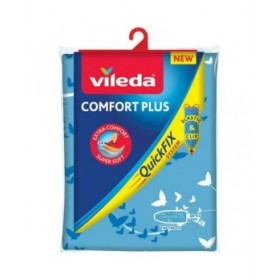 Copri asse da stiro Vileda 163255 Comfort Plus Azzurro (130 x 45 cm)