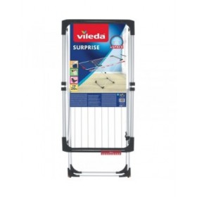 Stendibiancheria Pieghevole Vileda 157235 Surprise Estensibile Grigio Acciaio Alluminio (20 m)