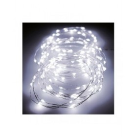 Ghirlanda di Luci LED Lumineo Argentato 5 m 12 m 14 m (Bianco Freddo)