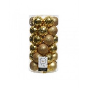 Palle di Natale Decoris Oro Dorato 37 Pezzi