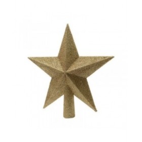 Stella di Natale Decoris Dorato 19 x 2,5 x 19 cm 19 X 4,2 X 19 CM Plastica