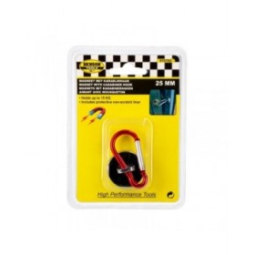 Moschettone Bensontools Rosso Calamita Acciaio (2,5 cm)