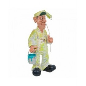 Statua Decorativa Alexandra House Living Poliresina Pittore 10 x 25 x 15 cm