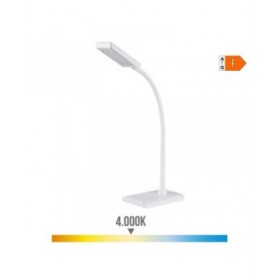 Lampada da scrivania EDM 30116 Bianco polipropilene 7 W 400 lm 9 x 13 x 33 cm Flexo/Lampada da scrivania