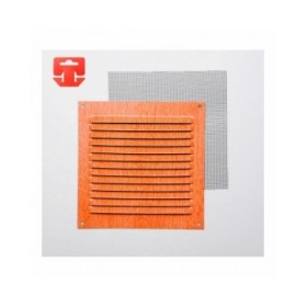 Griglia Fepre Zanzariera Alluminio Faggio (15 x 15 cm)