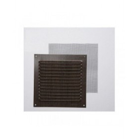 Griglia Fepre Zanzariera Alluminio Wengue (15 x 15 cm)