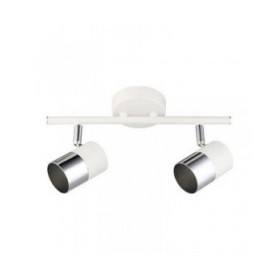 Faretto EDM 32012 moon 50 W GU10 30 x 7,6 x 15,2 cm Bianco