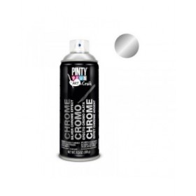 Vernice spray Pintyplus Art & Craft C150 Cromo 400 ml Argentato