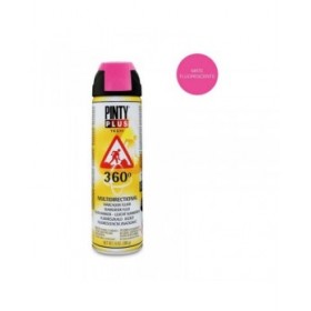Vernice spray Pintyplus Tech T184 360º Fucsia 500 ml