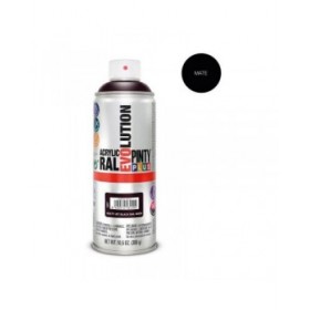 Vernice spray Pintyplus Evolution RAL 9005 400 ml Mat Jet Black