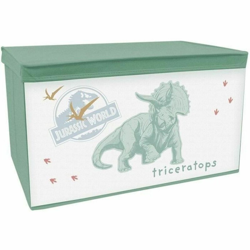 Scatola portaoggetti Fun House Jurasic World Dinosaur Verde 55,5 x 34,5 x 34 cm