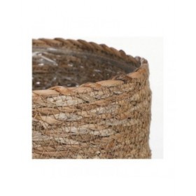 Set di Cesti Mica Decorations 3 Pezzi Marrone vimini