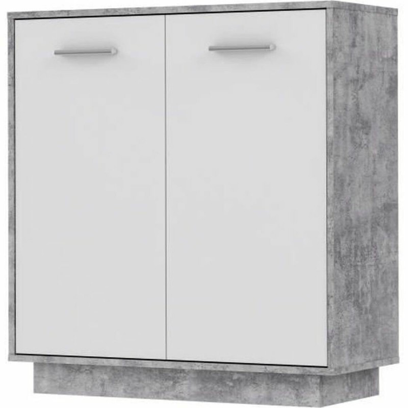 Mobili di stoccaggio Legno Grigio chiaro Bianco (88,9 x 34,2 x 88,1 cm)