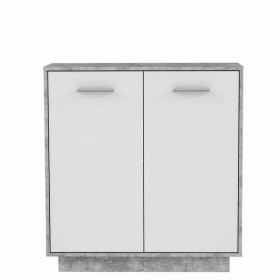 Mobili di stoccaggio Legno Grigio chiaro Bianco (88,9 x 34,2 x 88,1 cm)