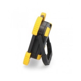 Torcia LED EDM 36377 XL Giallo Nero 15 W 250 Lm 750 Lm Faretto Ricaricabile