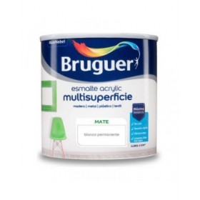 Smalto acrilico Bruguer 5160685 250 ml Permanent White Mat