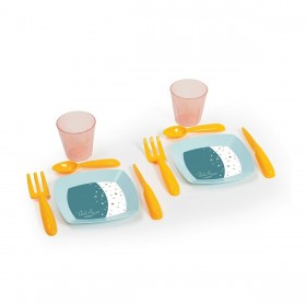 Tavolo con 2 sedie Ecoiffier Plastica Multicolore (13 Pezzi)