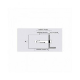 Scatola a viti CELO 10 x 60 mm 20 Unità Zincato
