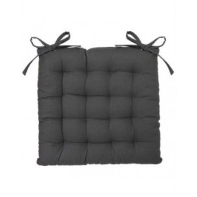 Cuscino per sedie Atmosphera Grigio scuro 38 x 38 cm