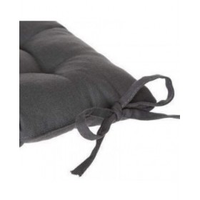 Cuscino per sedie Atmosphera Grigio scuro 38 x 38 cm