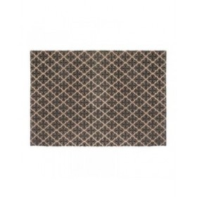 Tappeto Atmosphera Nero Beige Cotone Multicolore 60 x 90 cm