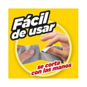 Nastro americano Pattex power tape Grigio (5 m x 50 cm)
