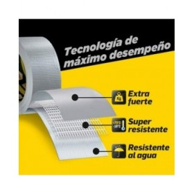 Nastro americano Pattex power tape Grigio (5 m x 50 cm)