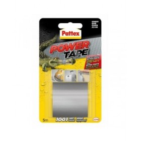 Nastro americano Pattex power tape Grigio (5 m x 50 cm)