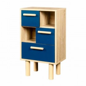 Cassettiera Blu Marino 67 x 40 cm