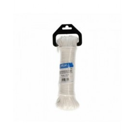 Corda intrecciata EDM 87804 Bianco polipropilene 4,5 mm x 25 m