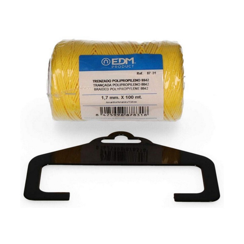 Corda intrecciata EDM 87831 Giallo polipropilene