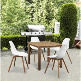 Sedia da giardino Bianco 50 x 55 x 85,5 cm (4 Pezzi)