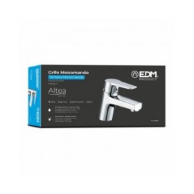 Rubinetto Monocomando EDM 01141 Altea Acciaio inossidabile Ottone Zinco 14,5 x 12 cm