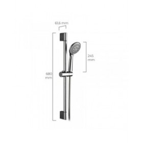 Colonna doccia EDM 01147 Acciaio inossidabile 61,6 x 68 cm Argentato