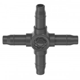 Connettore tubo Gardena "Easy & Flexible" 13214-20 Croce 3/16" 4,6 mm 10 Unità