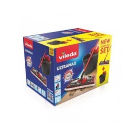 Mocio con Secchio a Doppia Azione Vileda Ultramax Microfibra