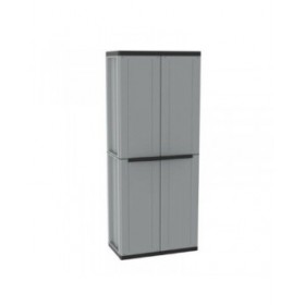 Armadio per Scope Terry JLine 368 Grigio Nero/Grigio Resina Plastica 68 x 37,5 x 163,5 cm
