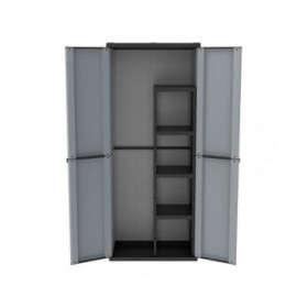Armadio per Scope Terry JLine 368 Grigio Nero/Grigio Resina Plastica 68 x 37,5 x 163,5 cm