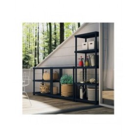 Scaffale Terry S-4 Resina 4 Mensole (60 x 30 x 132 cm)